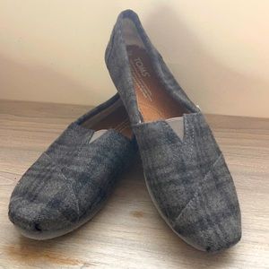 TOMS Wool Plaid Shoes